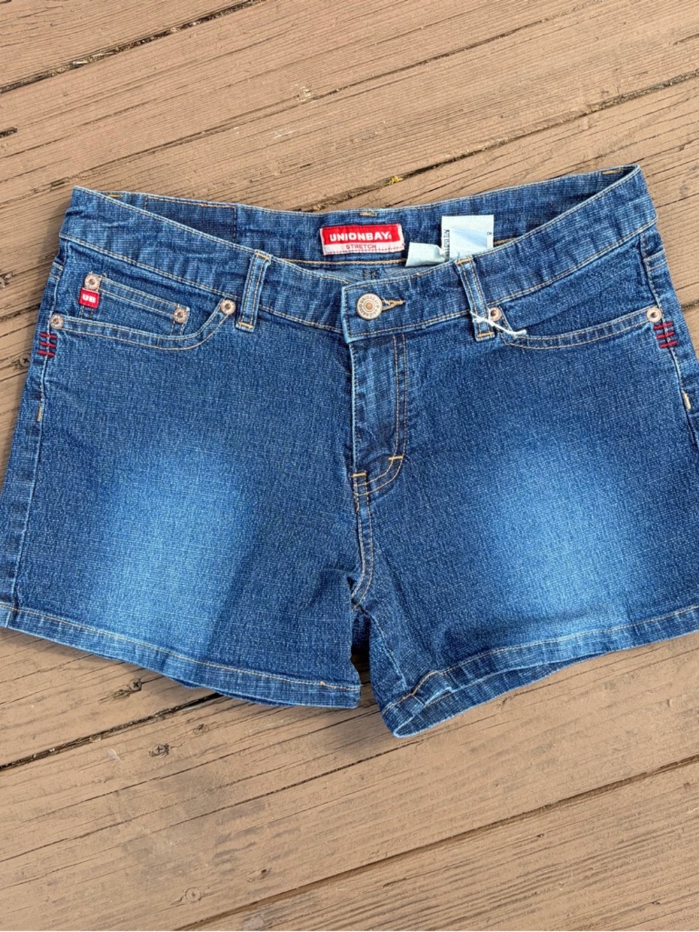 Vintage Y2K UnionBay Dark Blue Denim Low-Rise Shorts
